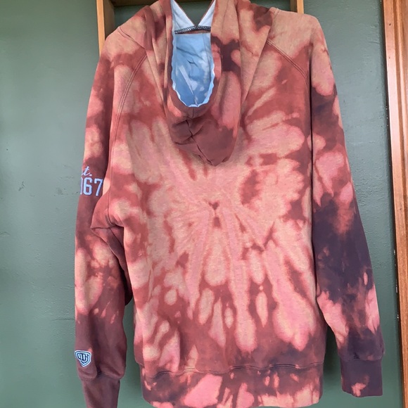 Penguins Hockey Custom Bleach Dye Hoodie-Large - Picture 3 of 6